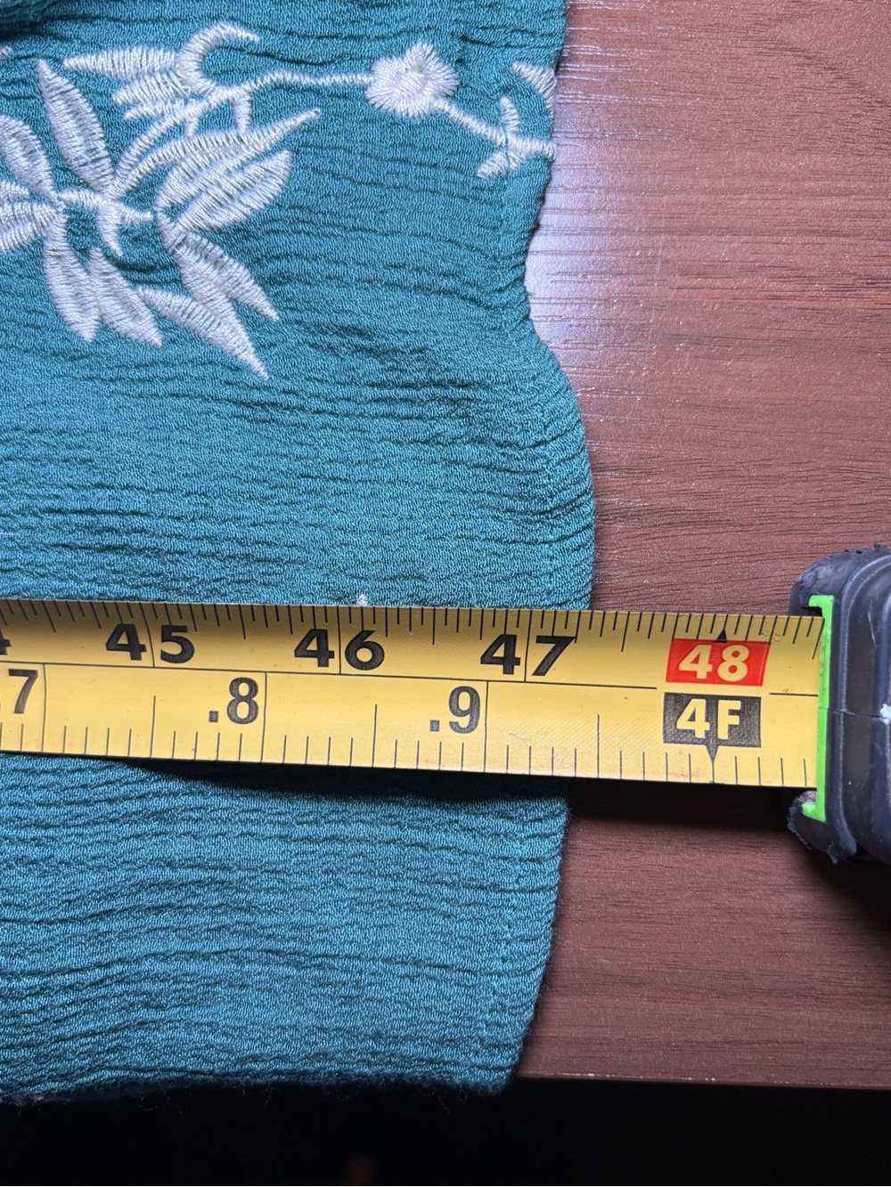 Sweet Salt Embroidered Boho Midi Dress | Emerald Green Coastal Cottagecore - Picture 11 of 11